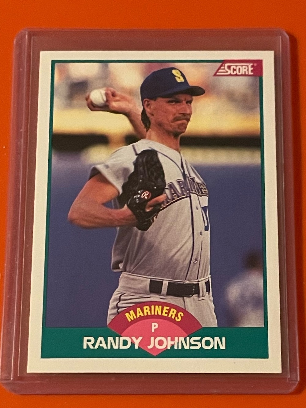 Randy Johnson #77T [Rookie] 1989 Score Traded Baseball Trading Card